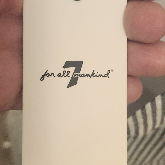 7 For All Mankind Striped Gray Dress - Picture 7 of 12